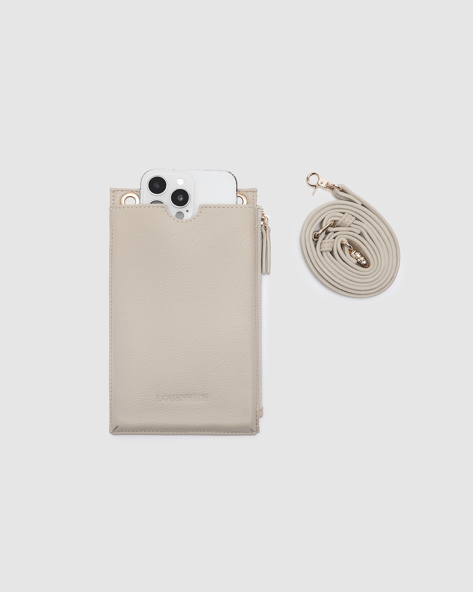Louenhide Suki RFID Phone Bag - Almond