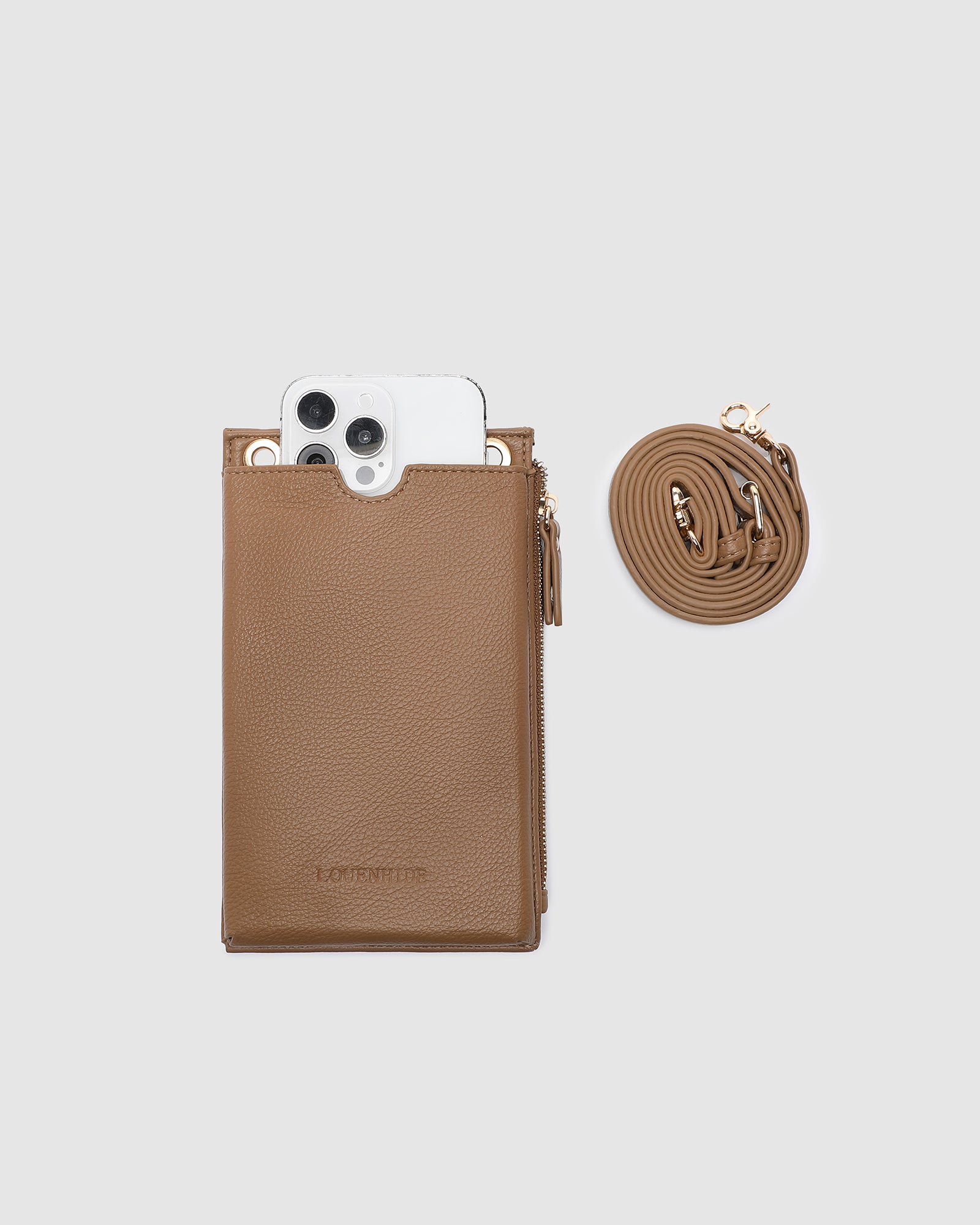 Louenhide Suki RFID Phone Bag - Caramel