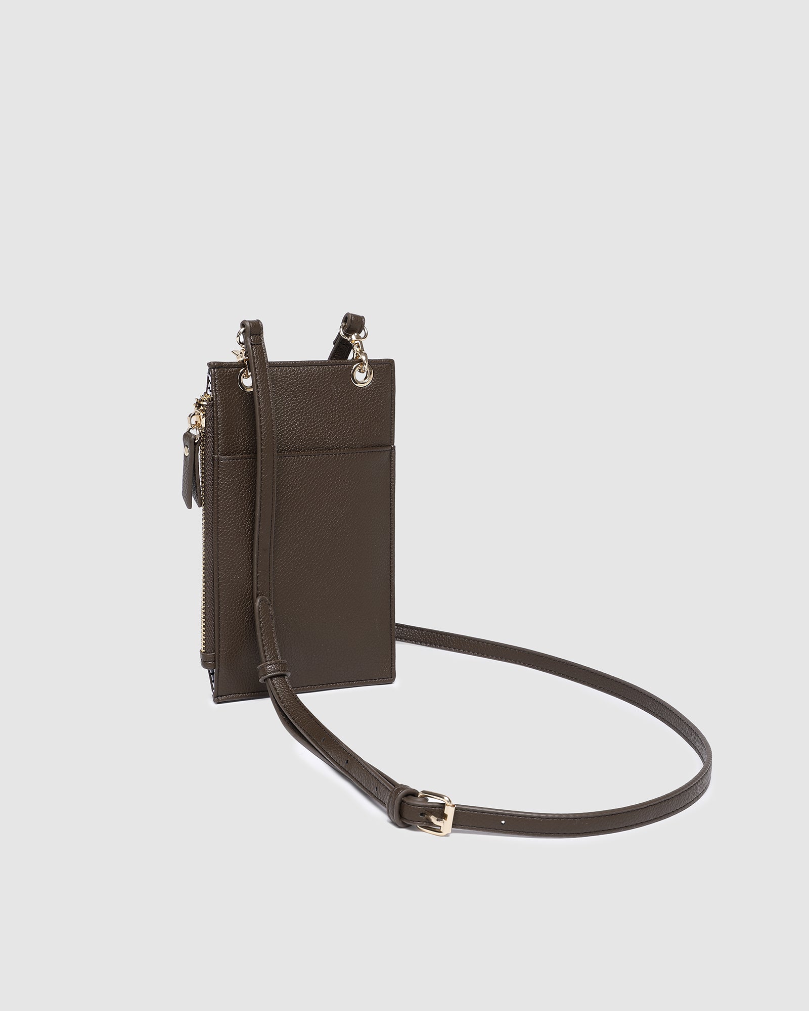 Louenhide Suki RFID Phone Bag - Chocolate