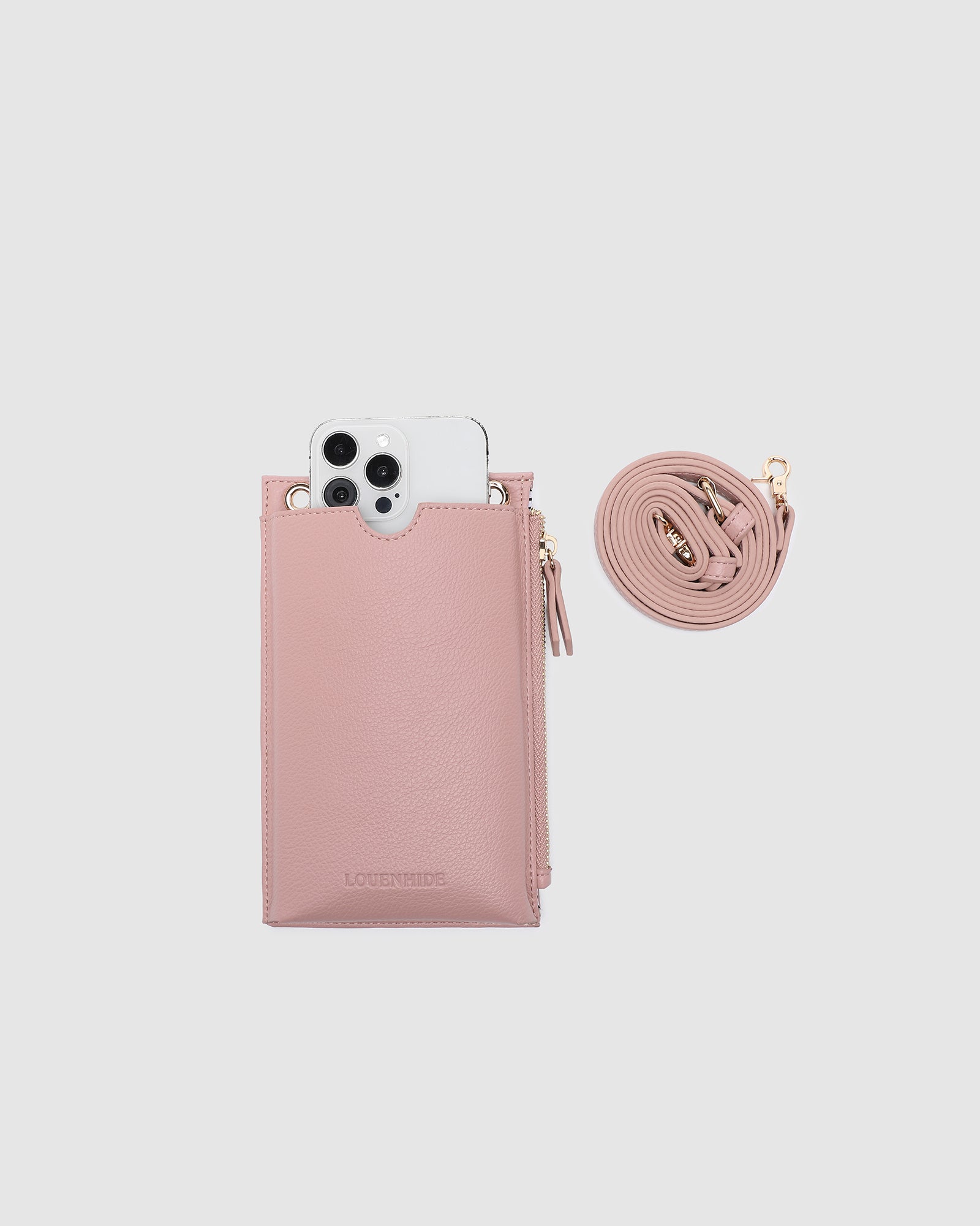 Louenhide Suki RFID Phone Bag - Dusty Pink
