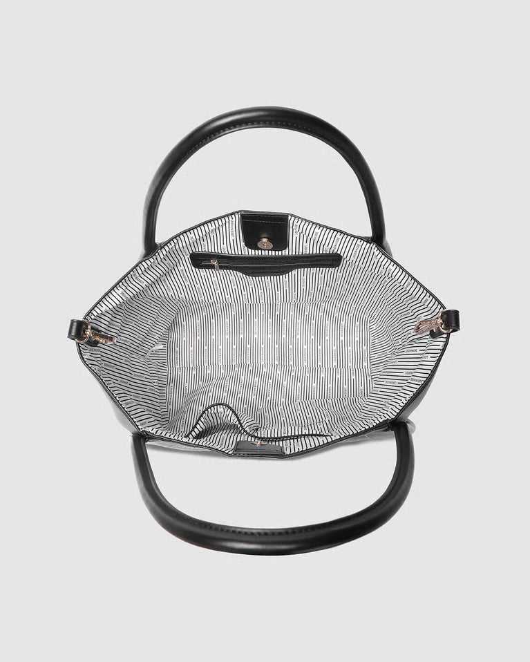 Louenhide Sutton Shoulder Bag - Black