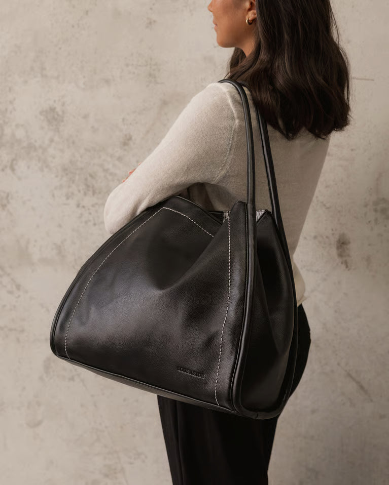 Louenhide Sutton Shoulder Bag - Black