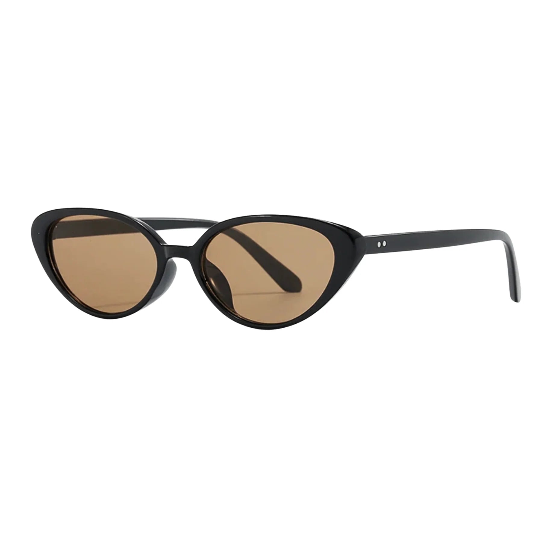 Shady Lady Lucy Sunglasses - Black/Brown