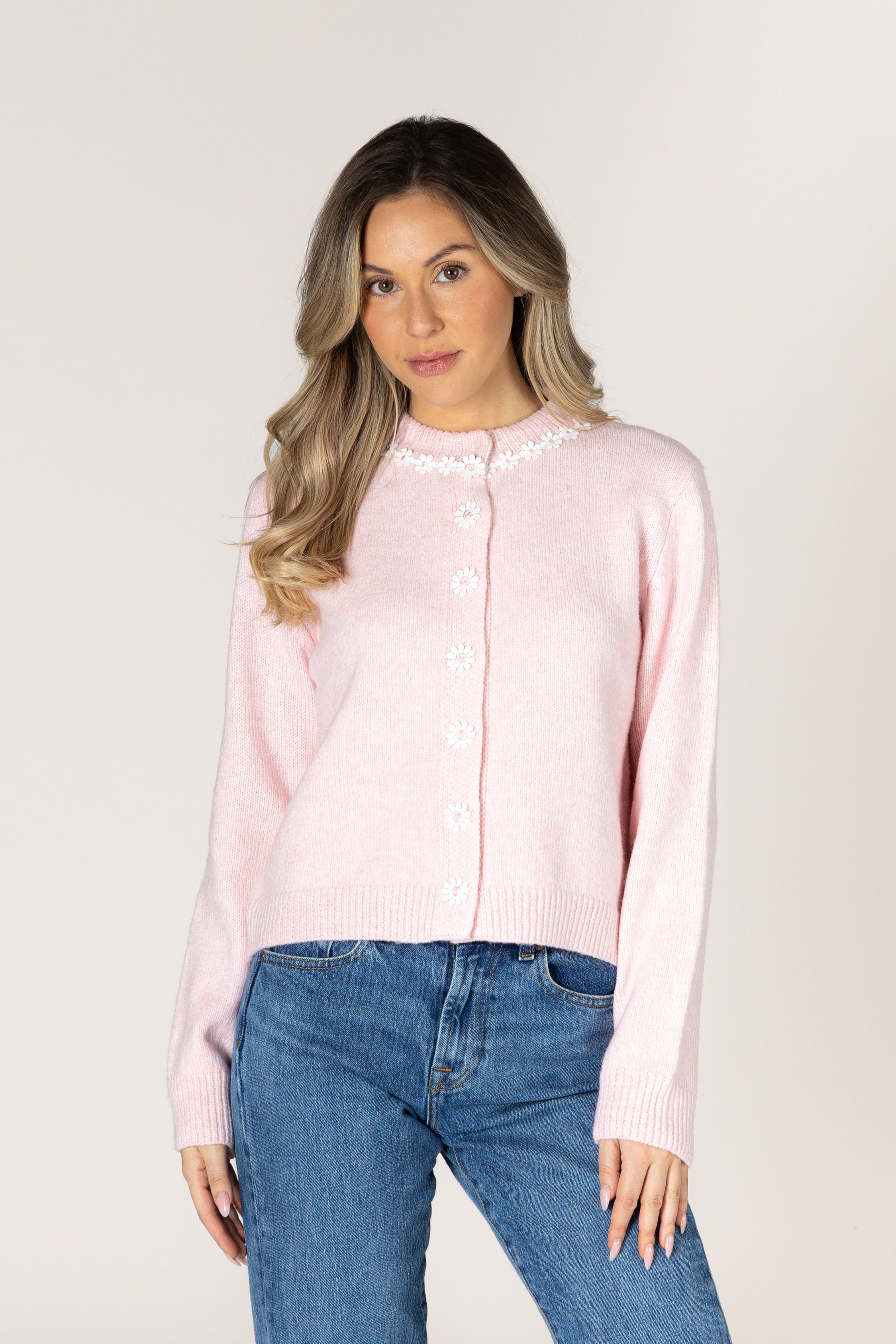 Lyla & Luxe Aisha Daisy Cardi - Primrose