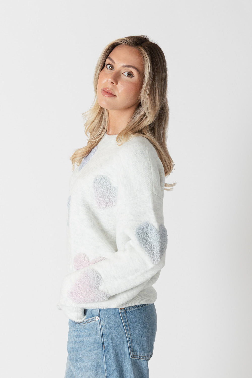 Lyla & Luxe Ajax Sherpa Sweater - Hearts Clothing - Tops - Sweaters - Pullovers by Lyla & Luxe | Grace the Boutique