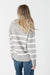 Lyla & Luxe Brooke Striped Pullover - Grey Marl Clothing - Tops - Sweaters - Pullovers by Lyla & Luxe | Grace the Boutique