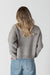 Lyla & Luxe Evolet Mockneck - Grey Marl Clothing - Tops - Sweaters - Pullovers by Lyla & Luxe | Grace the Boutique