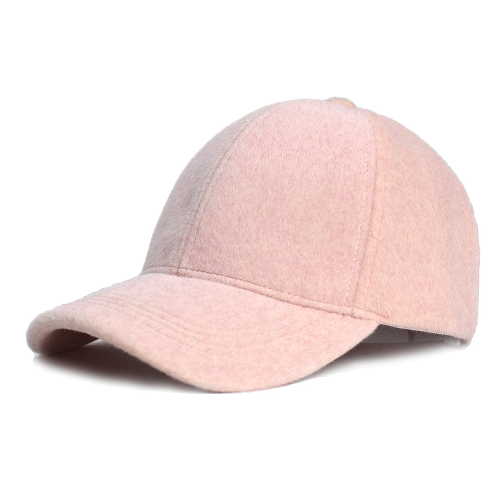 Lyla & Luxe Felt Baseball Hat - Pink Accessories - Other Accessories - Hats & Scarves by Lyla & Luxe | Grace the Boutique