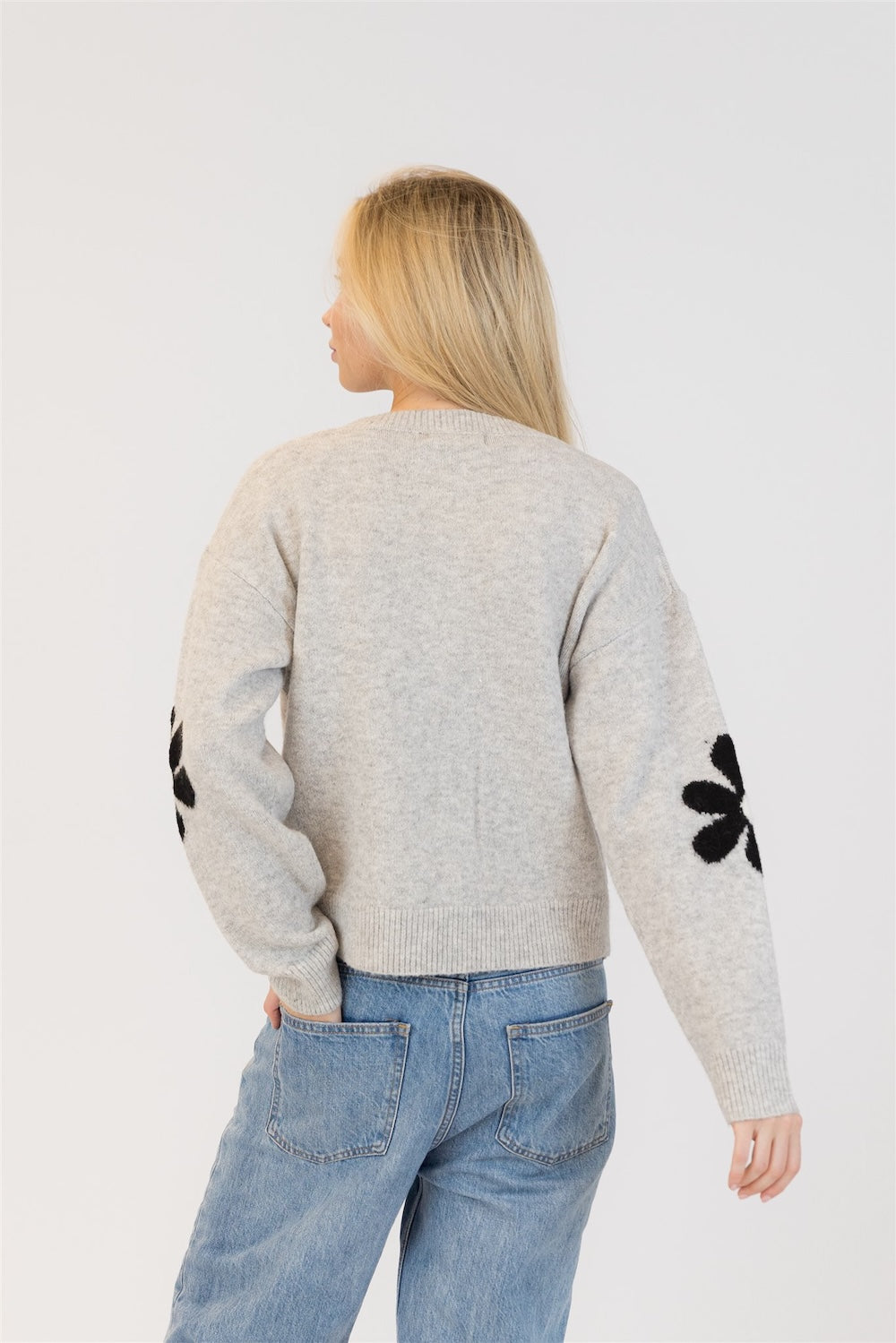 Lyla & Luxe Jorgie Eco Cardi - Light Grey