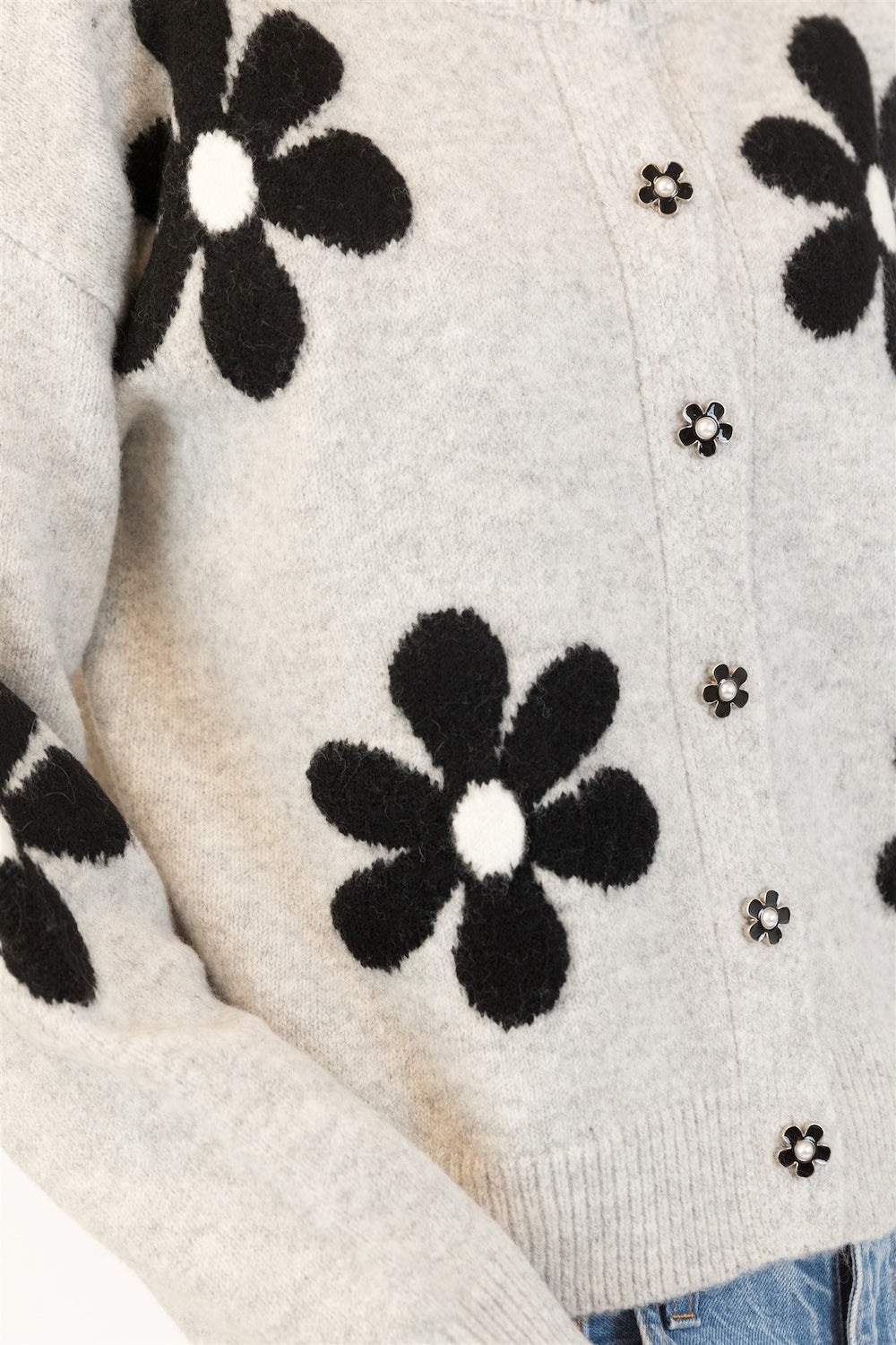 Lyla & Luxe Jorgie Eco Cardi - Light Grey