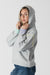 Lyla & Luxe Joyce Eco Hoodie - Grey/Multi Clothing - Tops - Sweaters - Pullovers by Lyla & Luxe | Grace the Boutique