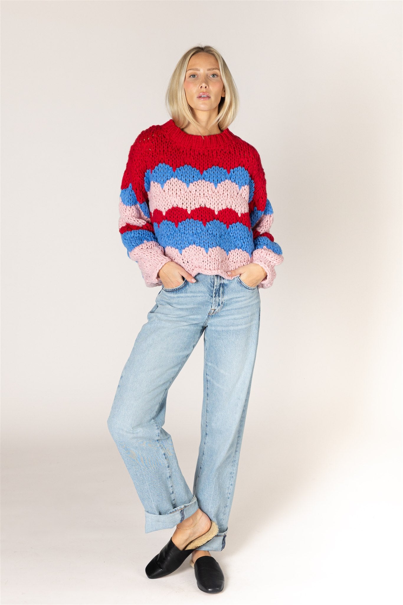 Lyla & Luxe Lynn Sweater - Multi