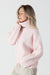 Lyla & Luxe Sahar Ribbed Turtleneck - Pink Clothing - Tops - Tunics by Lyla & Luxe | Grace the Boutique