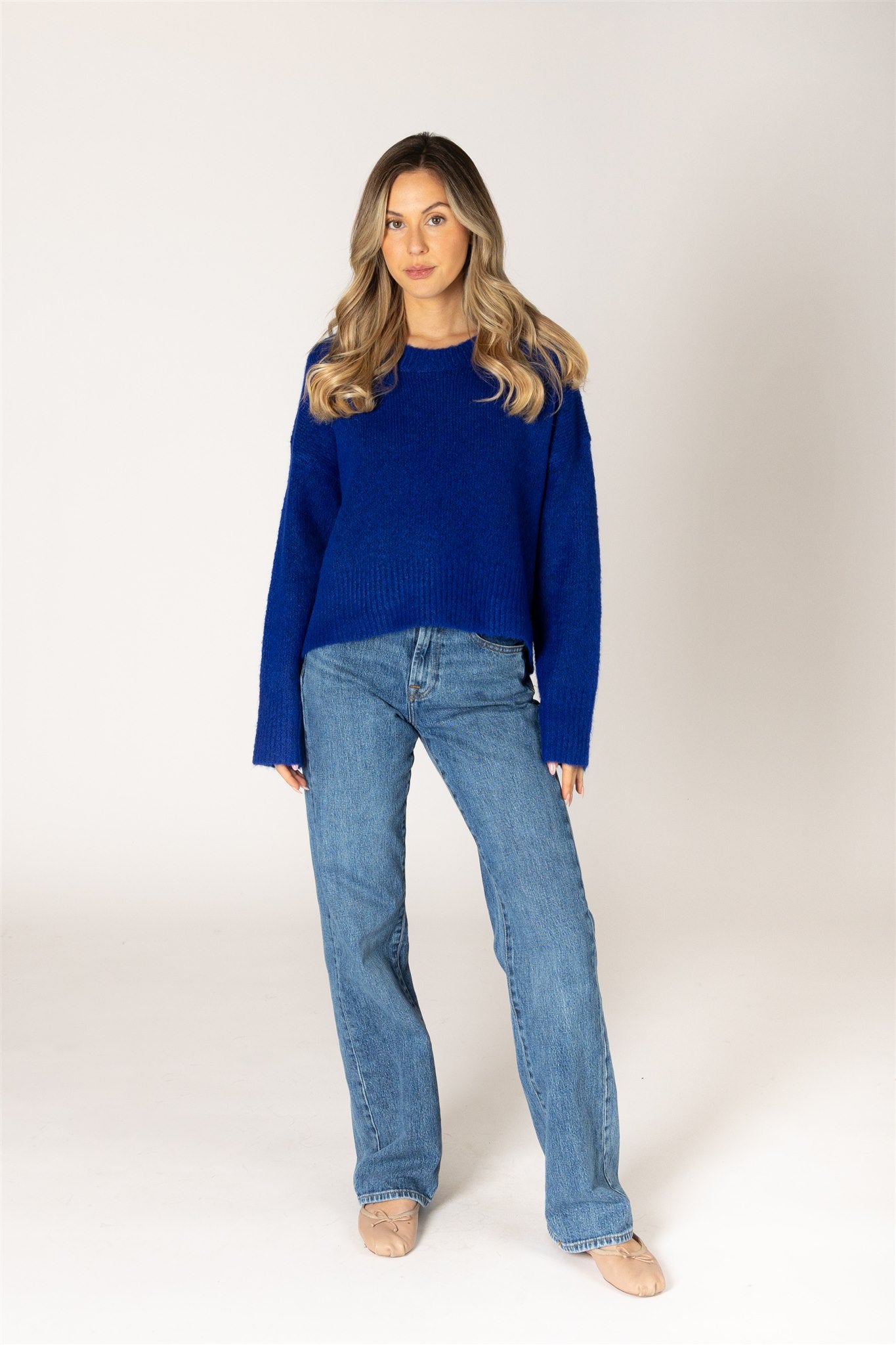 Lyla & Luxe Timmy Pullover - Cobalt