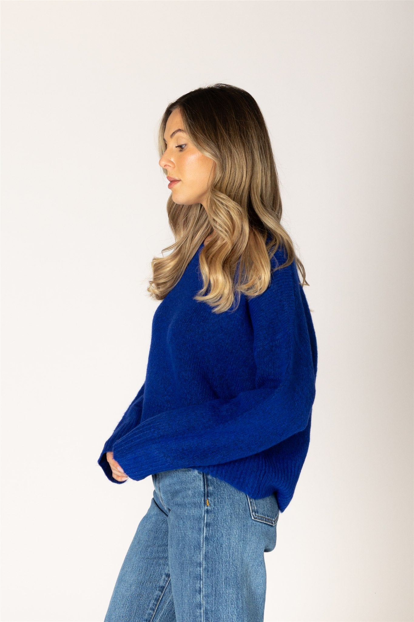 Lyla & Luxe Timmy Pullover - Cobalt