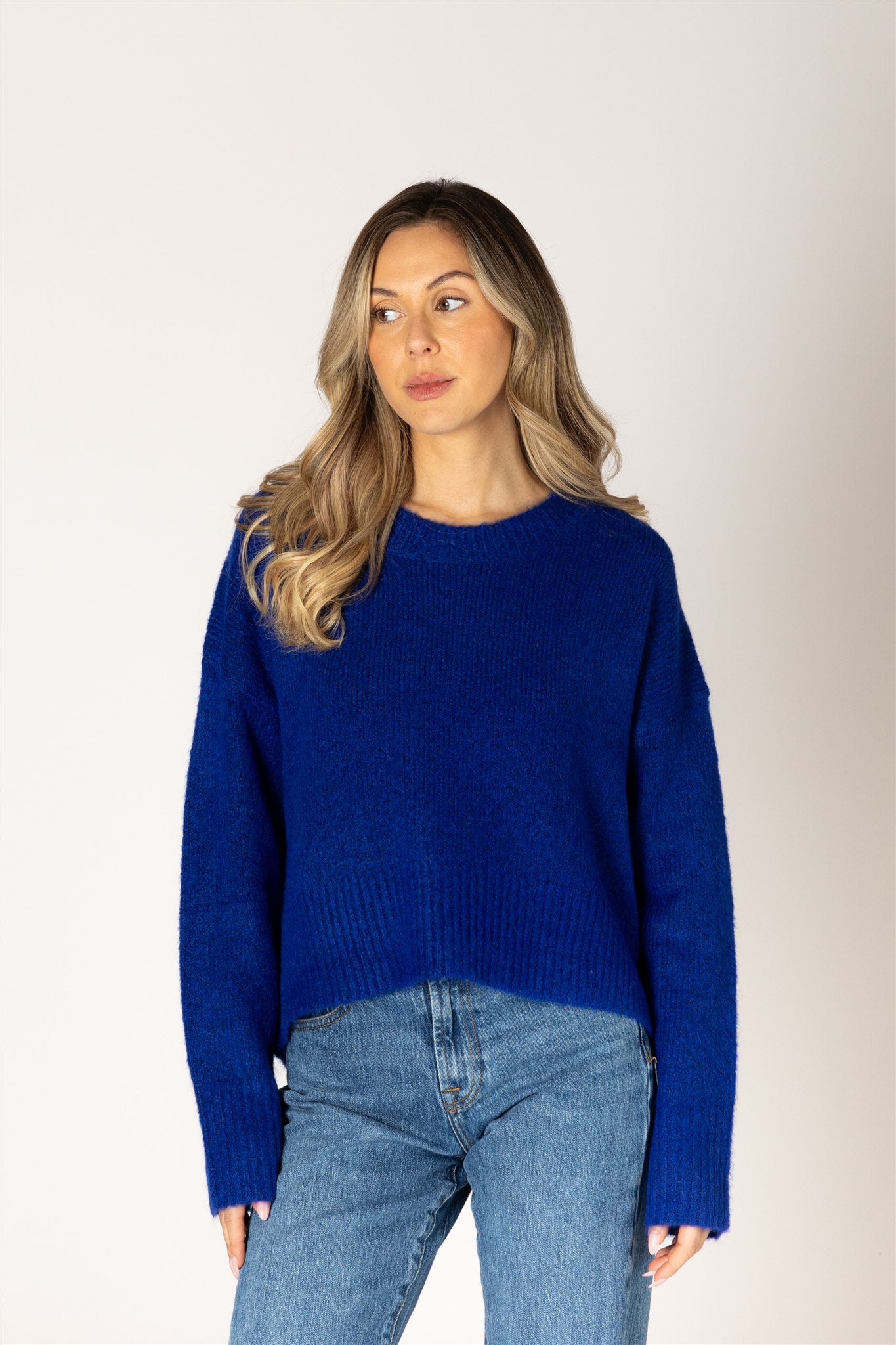 Lyla & Luxe Timmy Pullover - Cobalt