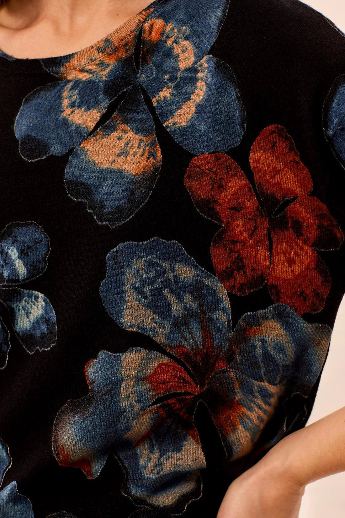 Tribal Everleigh Printed Sweater - Maple