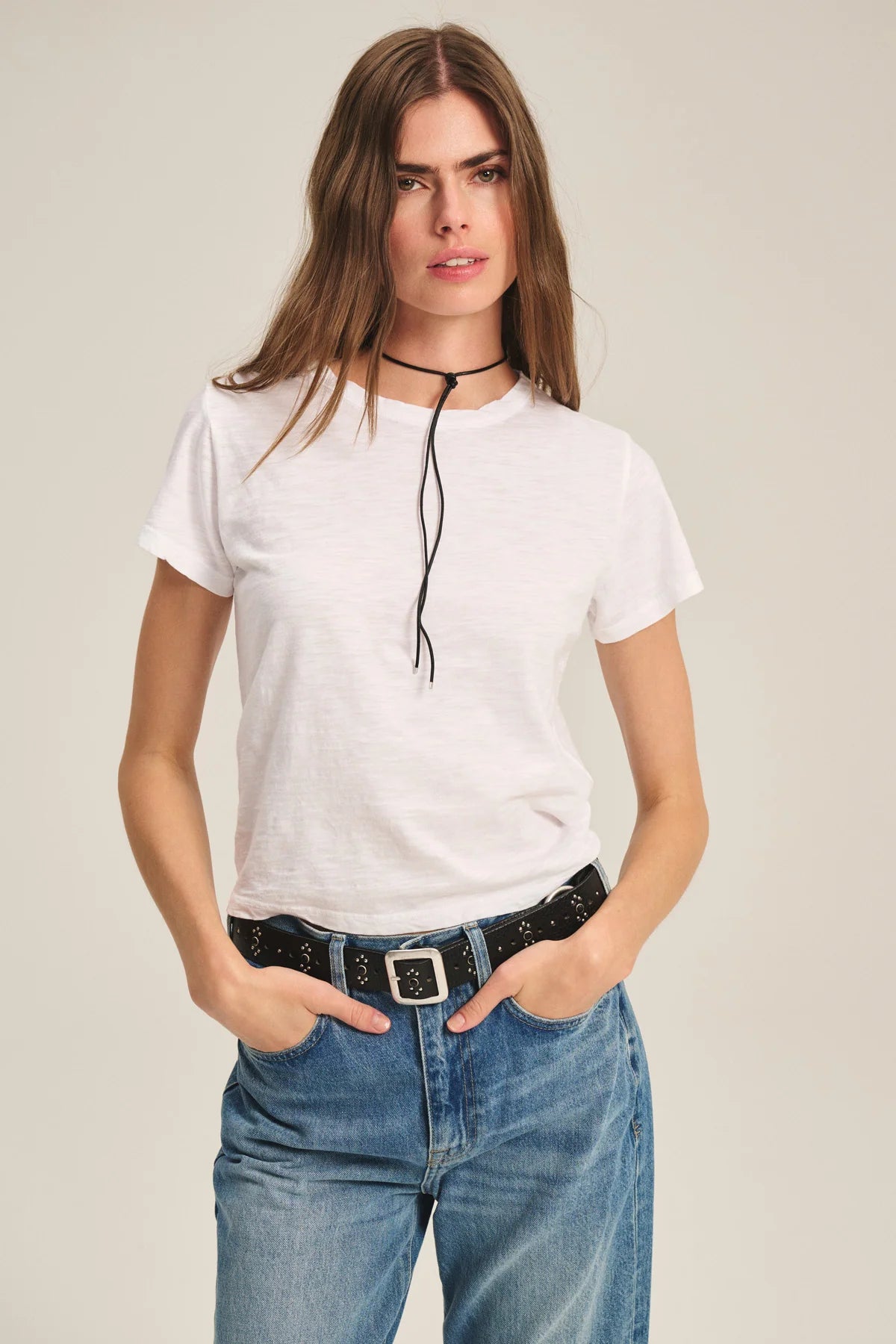 Velvet Marika Tee - White