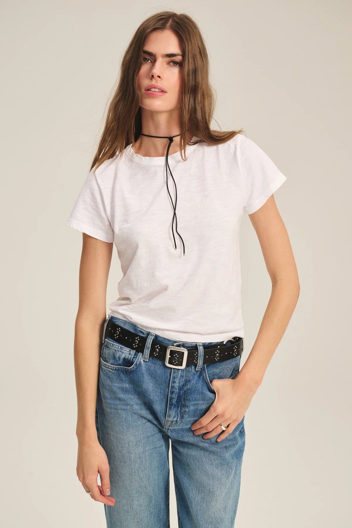 Velvet Marika Tee - White
