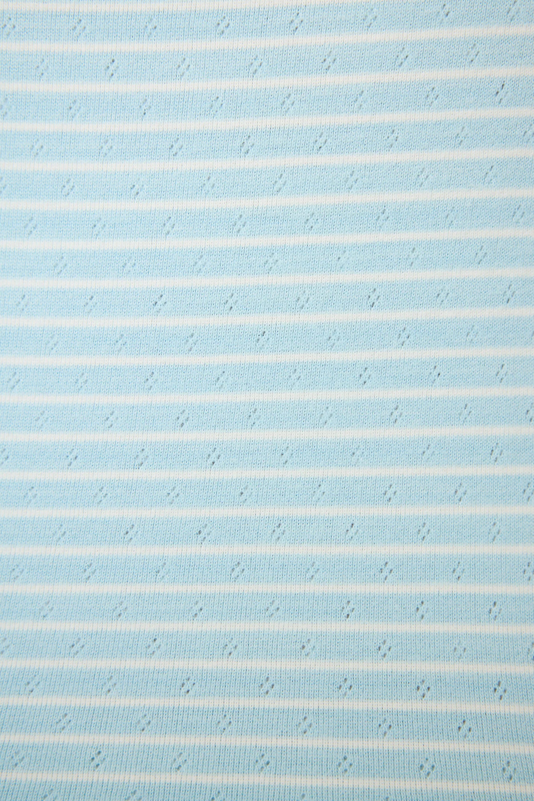 PJ Salvage Sweet Stripes PJ Set - Morning Blue