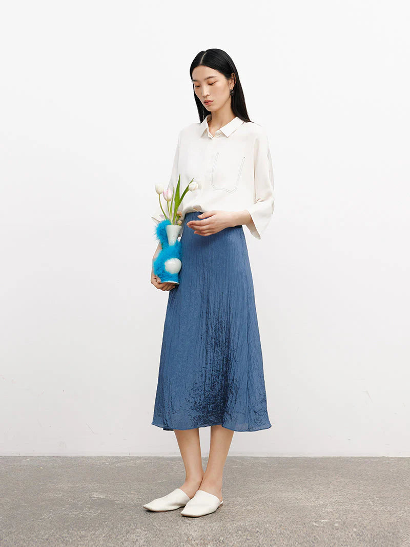 Meilleur Moment Boxy Shirt - White