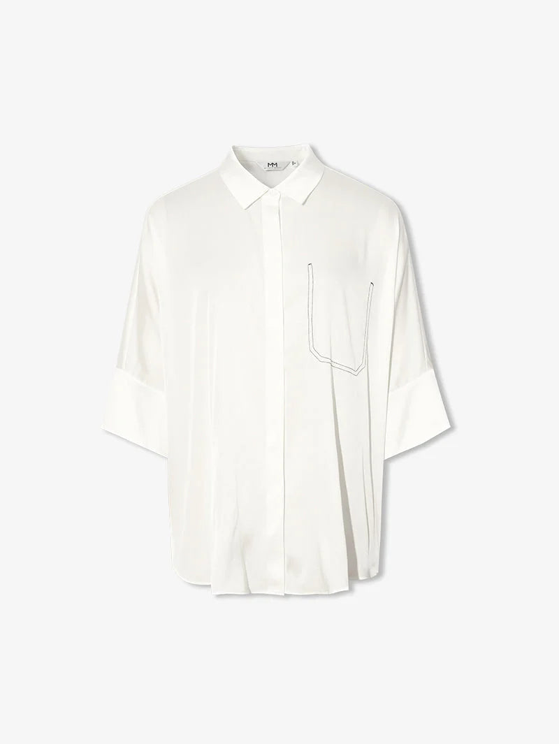 Meilleur Moment Boxy Shirt - White