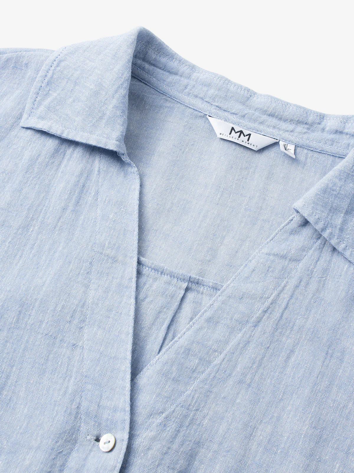 Meilleur Moment Lightweight Blouse - Blue