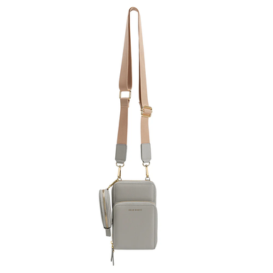 Melie Bianco Iris Small Crossbody - Steel Accessories - Other Accessories - Handbags & Wallets by Melie Bianco | Grace the Boutique