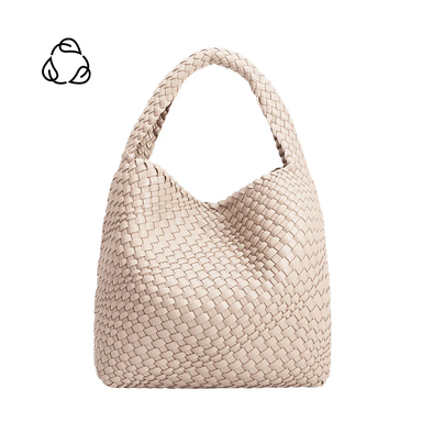 Melie Bianco Johanna Large Shoulder Bag - Ivory Accessories - Other Accessories - Handbags & Wallets by Melie Bianco | Grace the Boutique
