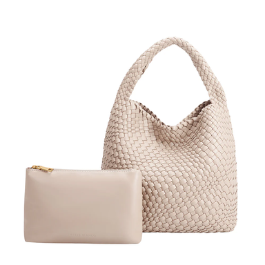 Melie Bianco Johanna Large Shoulder Bag - Ivory Accessories - Other Accessories - Handbags & Wallets by Melie Bianco | Grace the Boutique