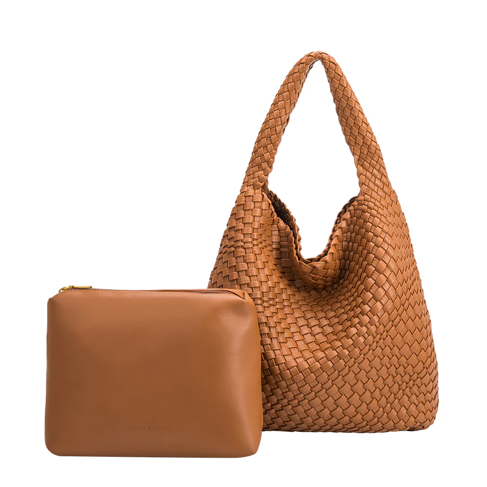 Melie Bianco Johanna Large Shoulder Bag - Saddle Accessories - Other Accessories - Handbags & Wallets by Melie Bianco | Grace the Boutique