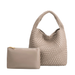 Melie Bianco Johanna Large Shoulder Bag - Taupe Accessories - Other Accessories - Handbags & Wallets by Melie Bianco | Grace the Boutique