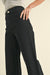 Miou Muse Wide Leg Denim Pants - Faded Black Clothing - Bottoms - Pants - Casual by Miou Muse | Grace the Boutique