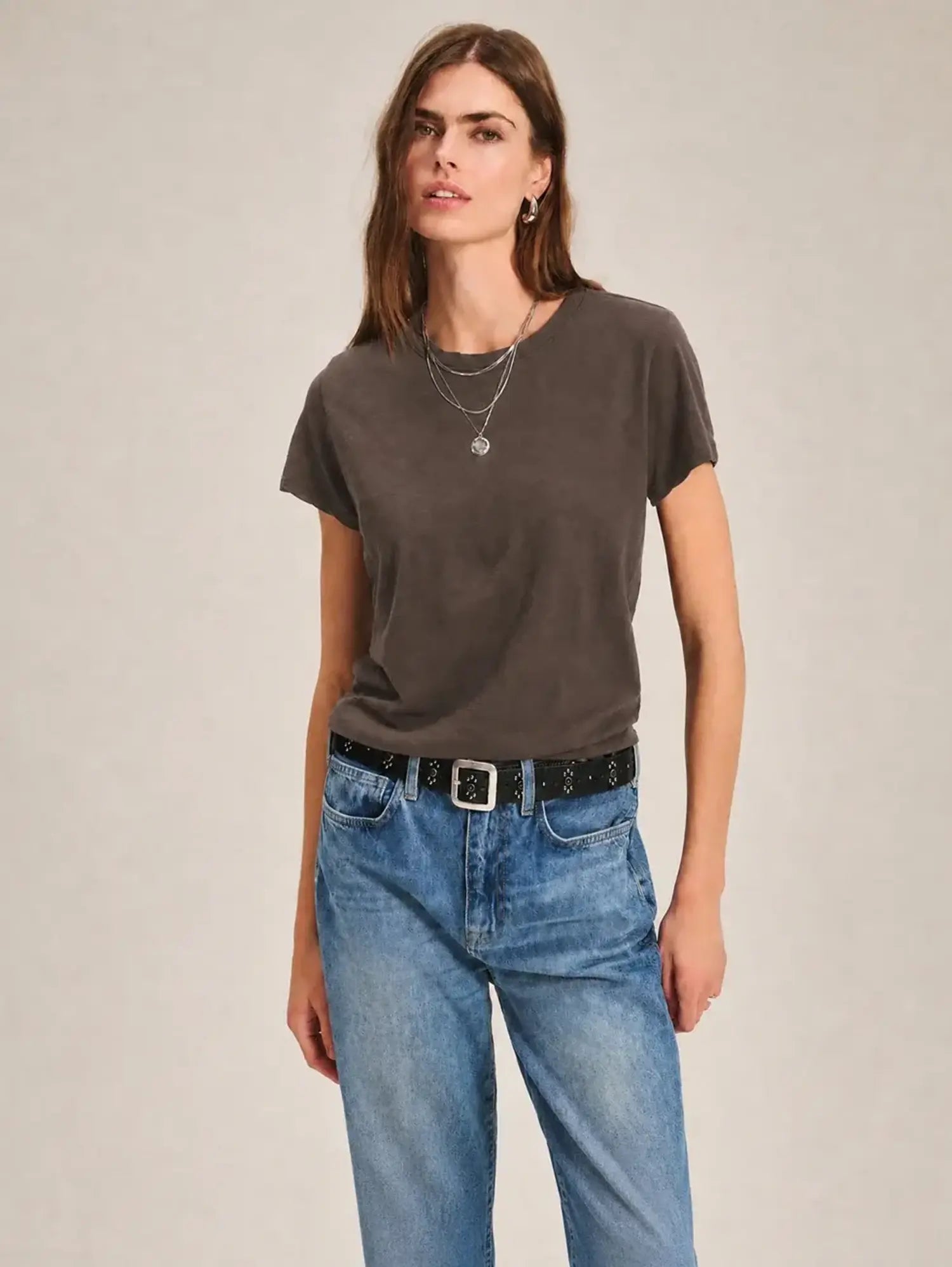 Velvet Marika Tee - Mole