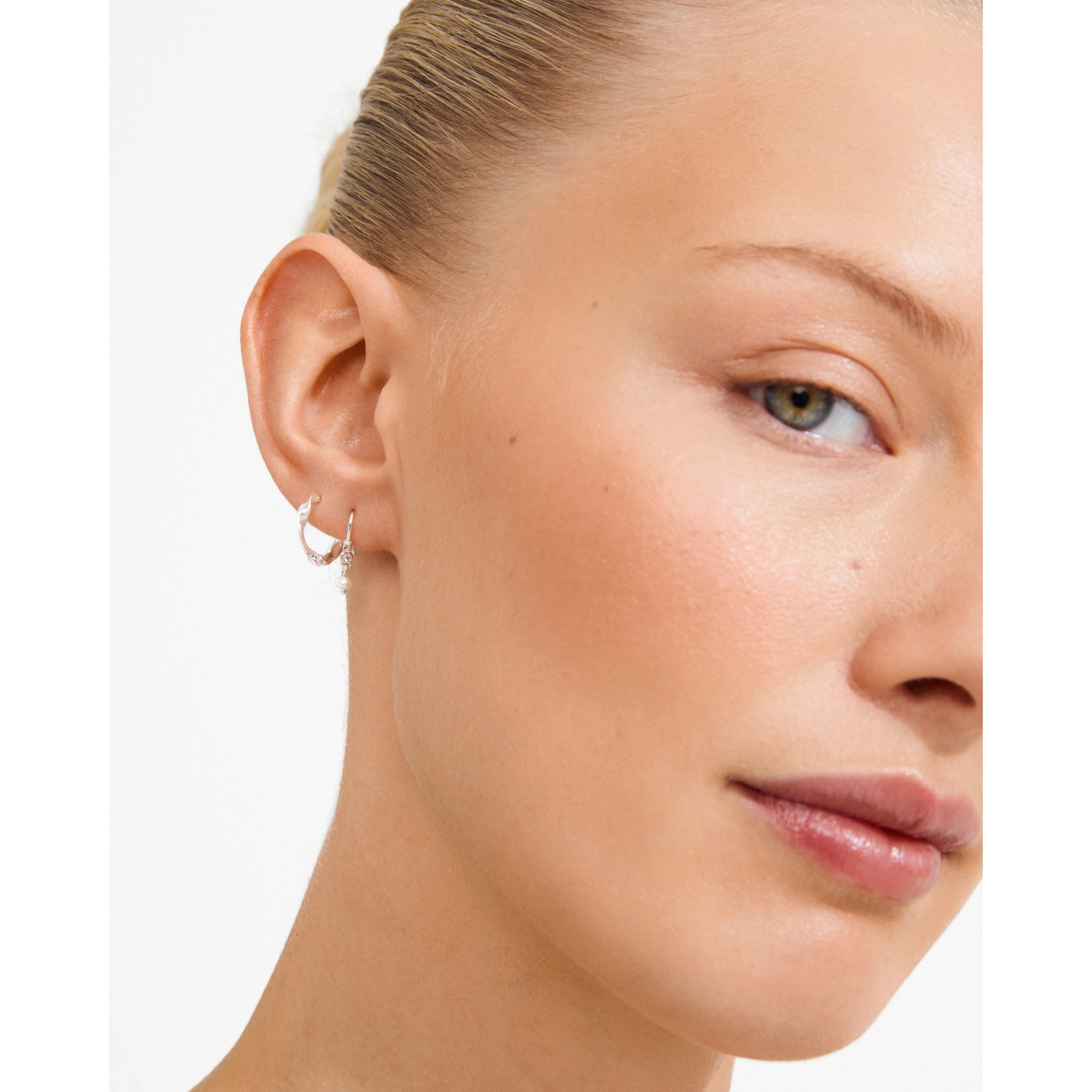 Pilgrim Morin Earrings 2 in 1 Set - Silver