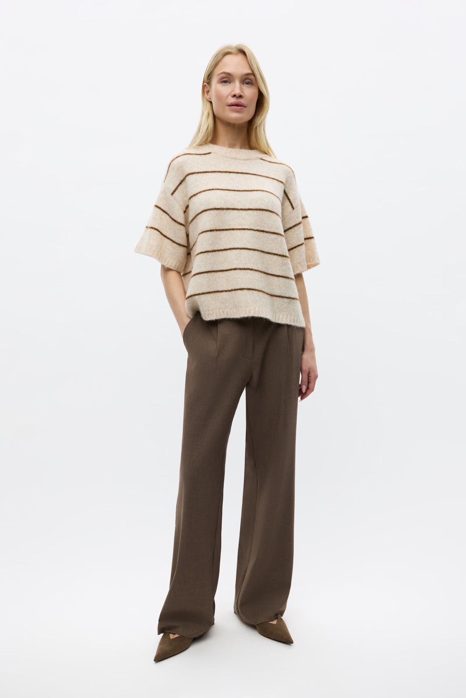 Envii Naples Knit Tee - Silver Pinecone