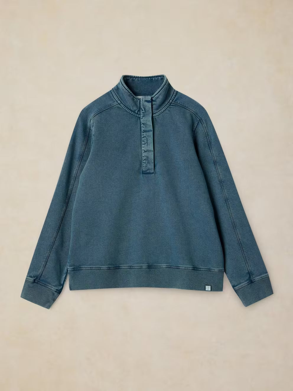White Stuff Natalie Funnel Sweatshirt - Dark Blue