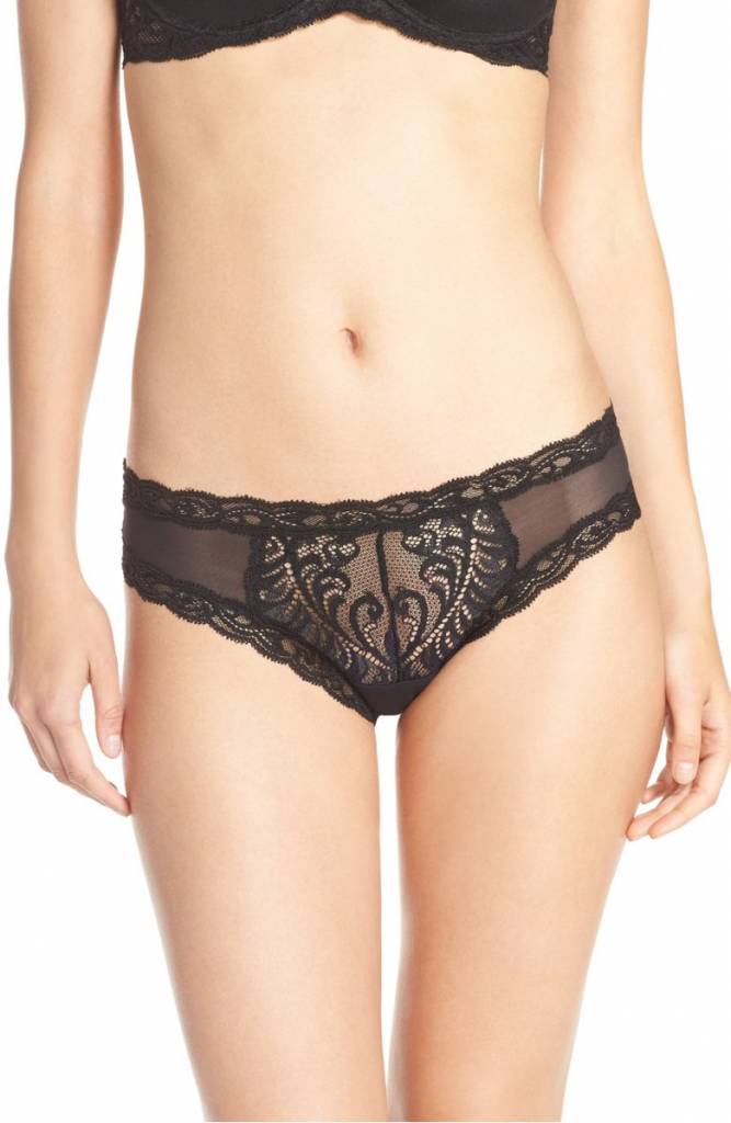 Natori Feathers Hipster black S Lingerie - Panties - Matching Panties by Natori | Grace the Boutique