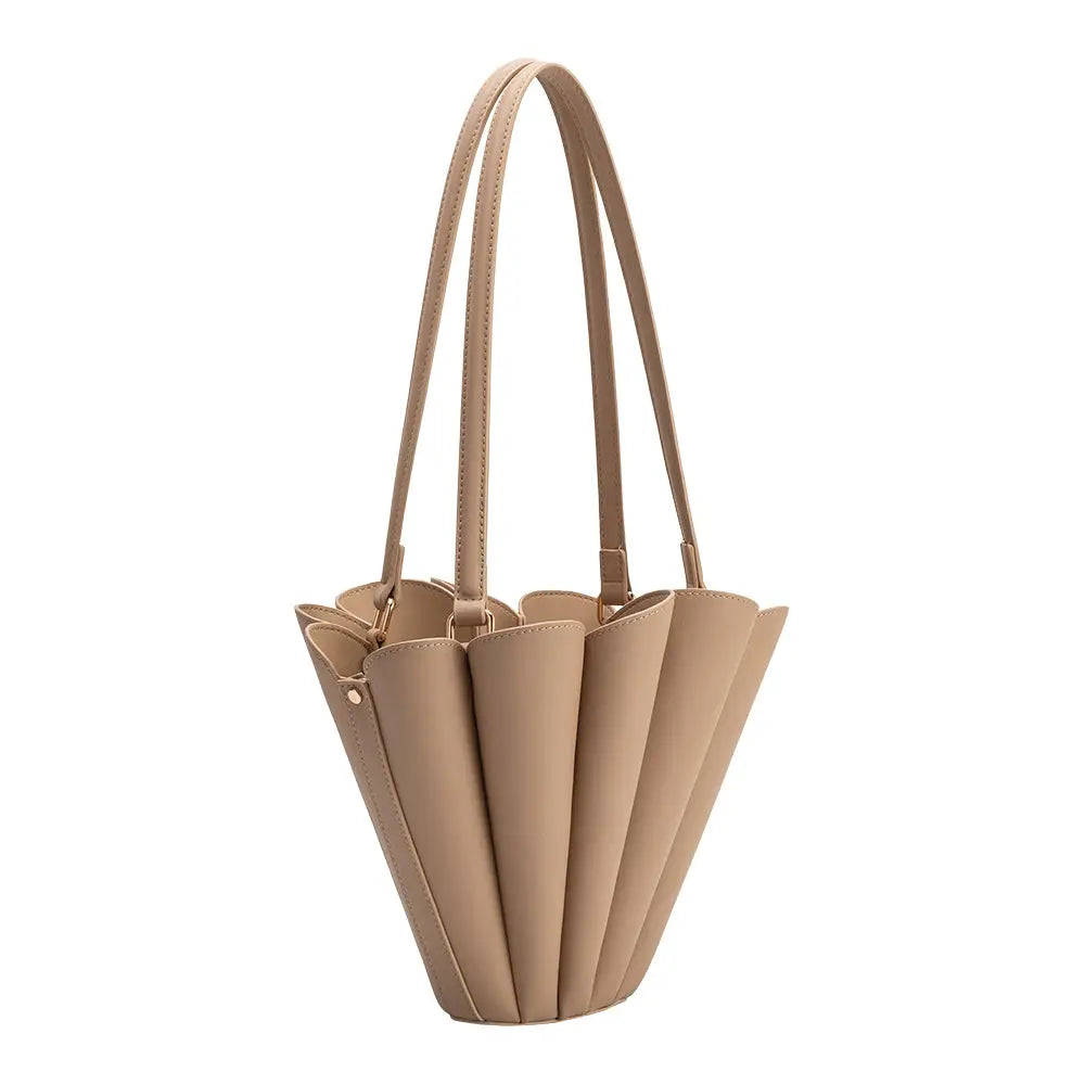 Melie Bianco Shellie Handbag - Nude
