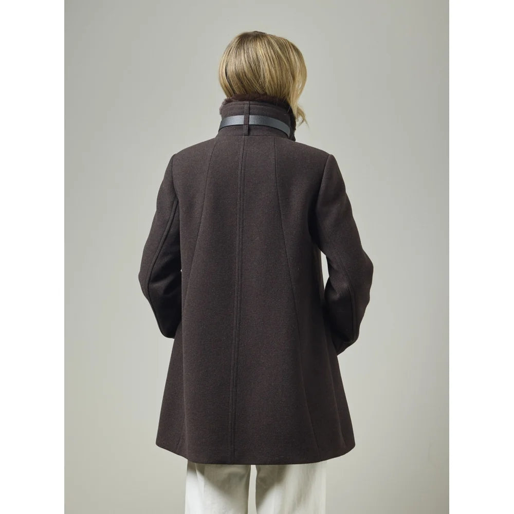 Junge Wool Coat - Brown