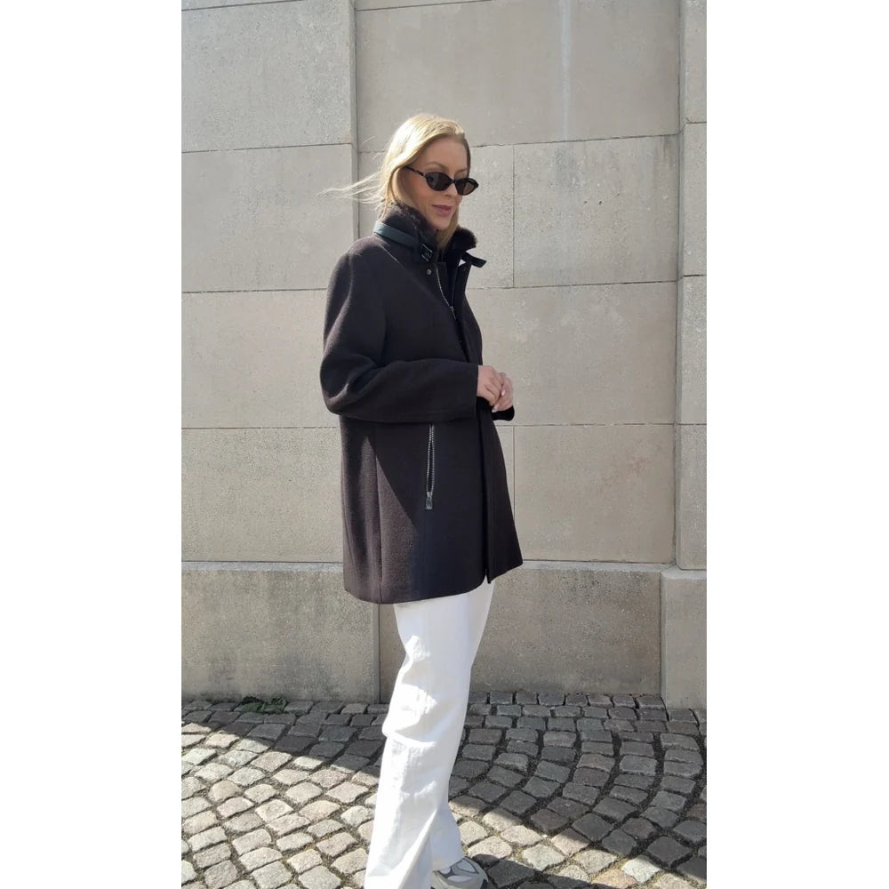 Junge Wool Coat - Brown