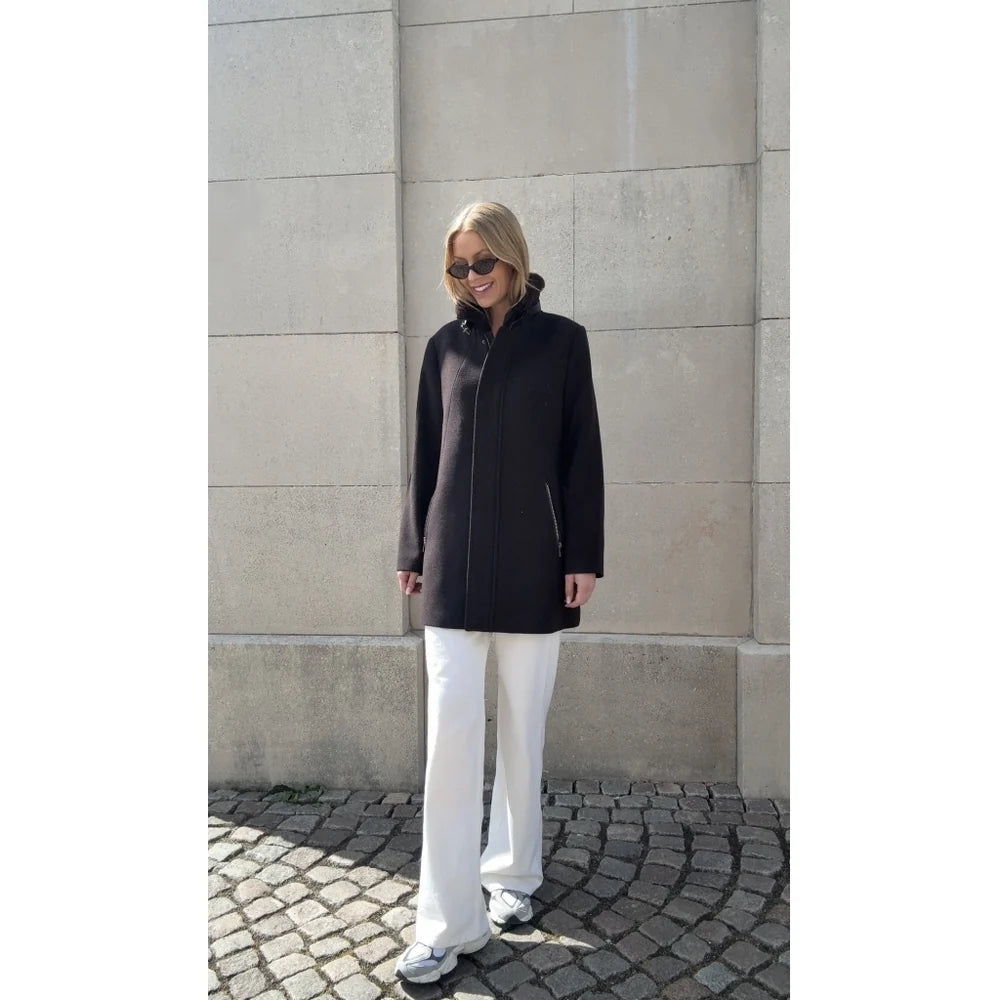 Junge Wool Coat - Brown