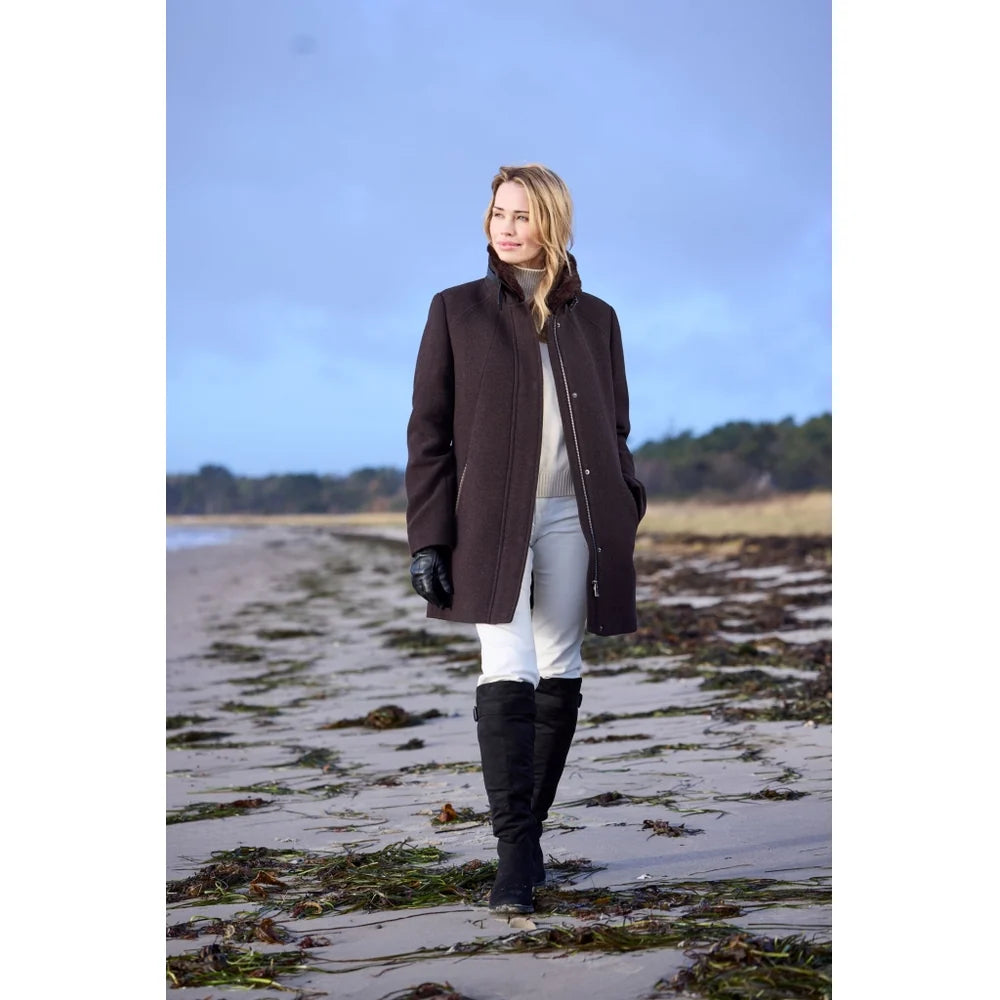 Junge Wool Coat - Brown