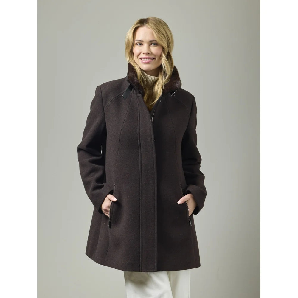 Junge Wool Coat - Brown