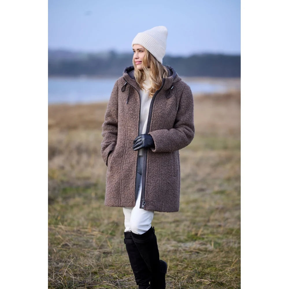 Junge Boucle Jacket - Taupe