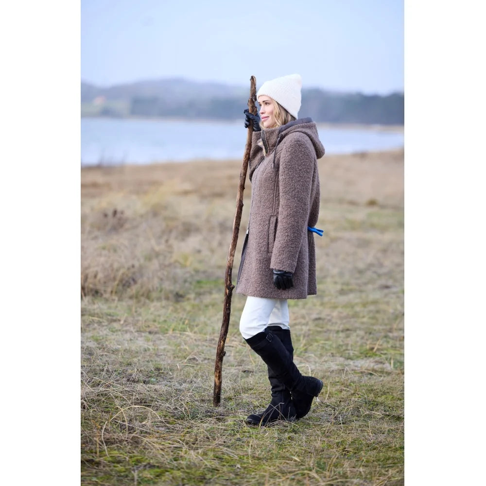 Junge Boucle Jacket - Taupe