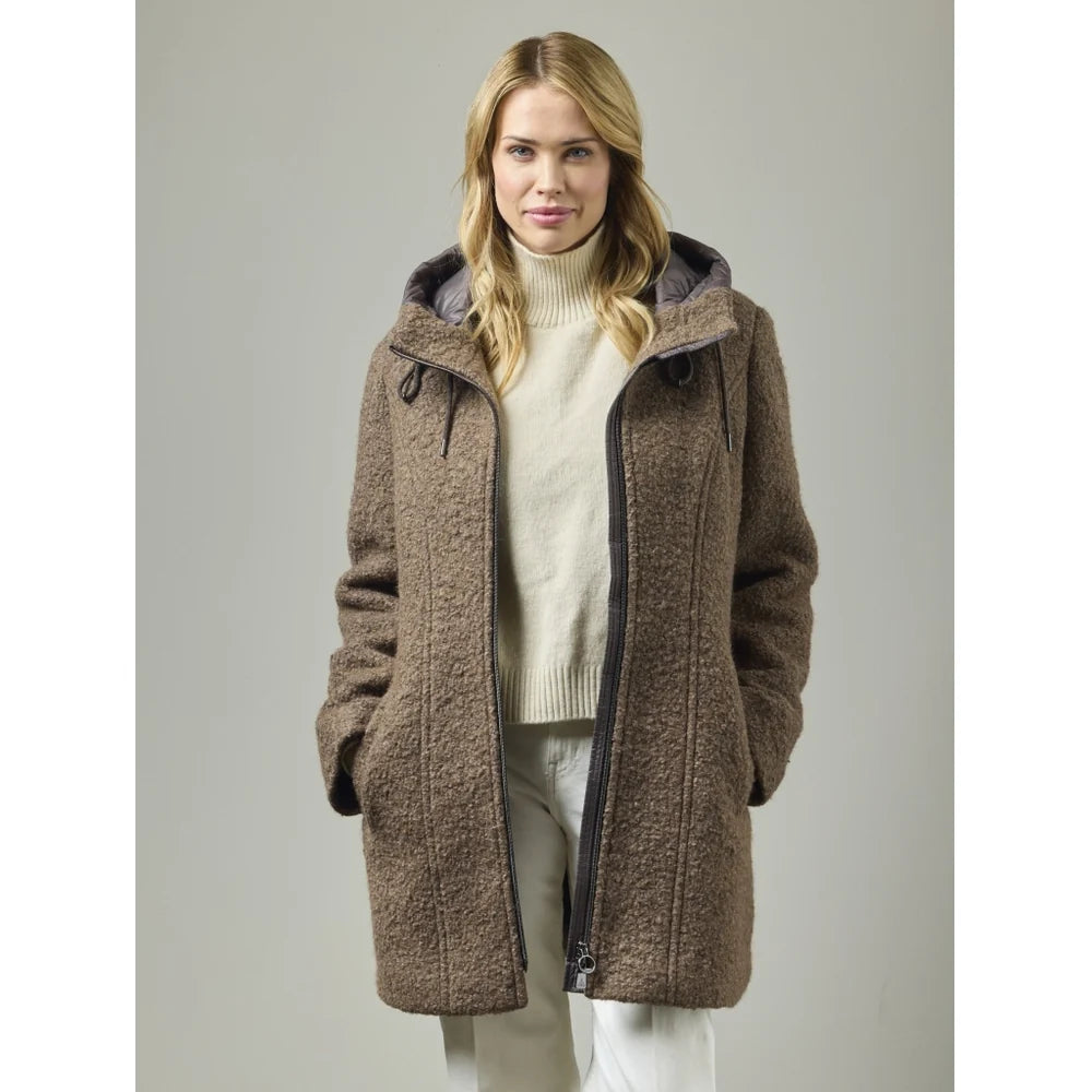 Junge Boucle Jacket - Taupe