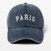 Paris Baseball Cap - Washed Navy Accessories - Other Accessories - Hats & Scarves by David & Young | Grace the Boutique