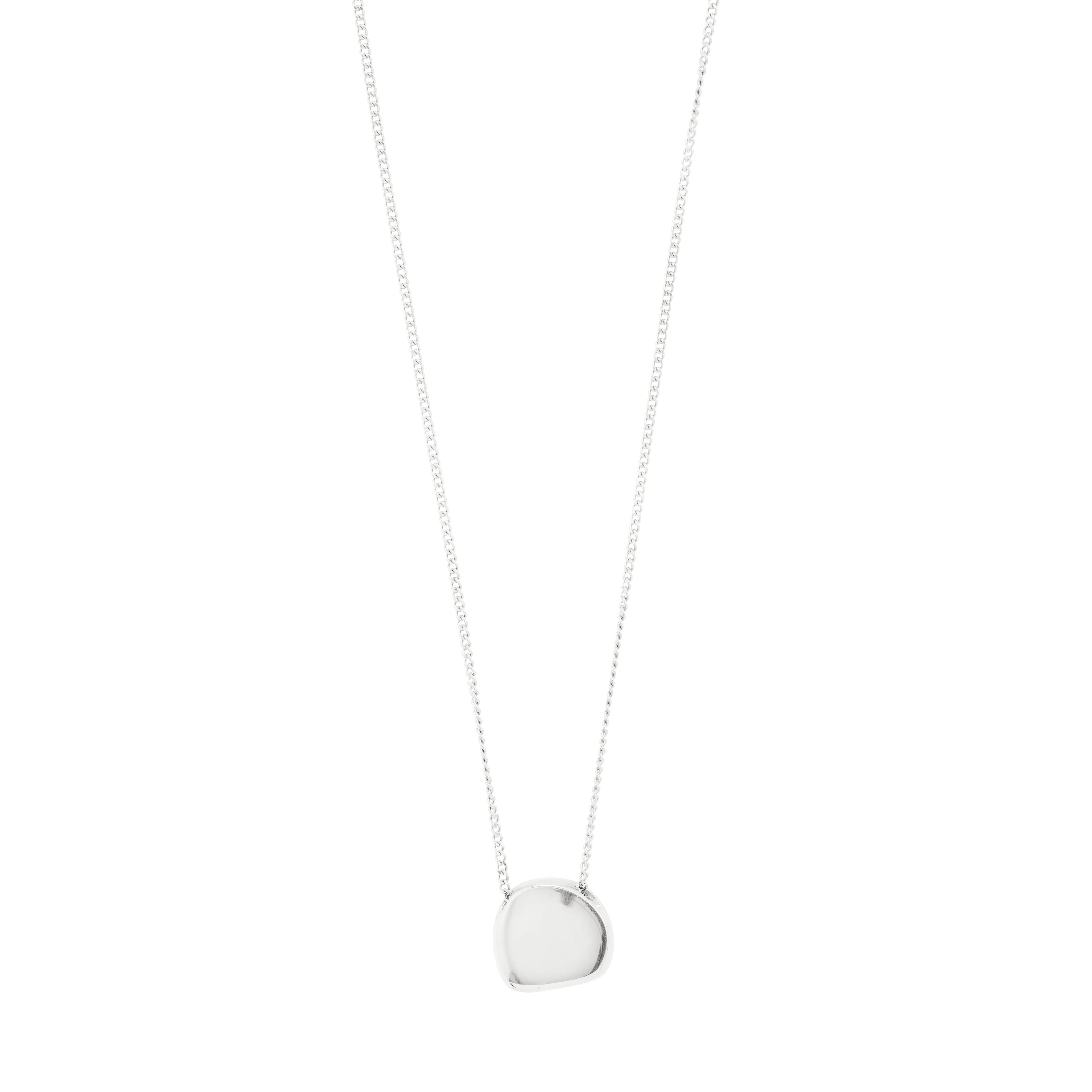 Pilgrim Presence Coin Necklace - Silver