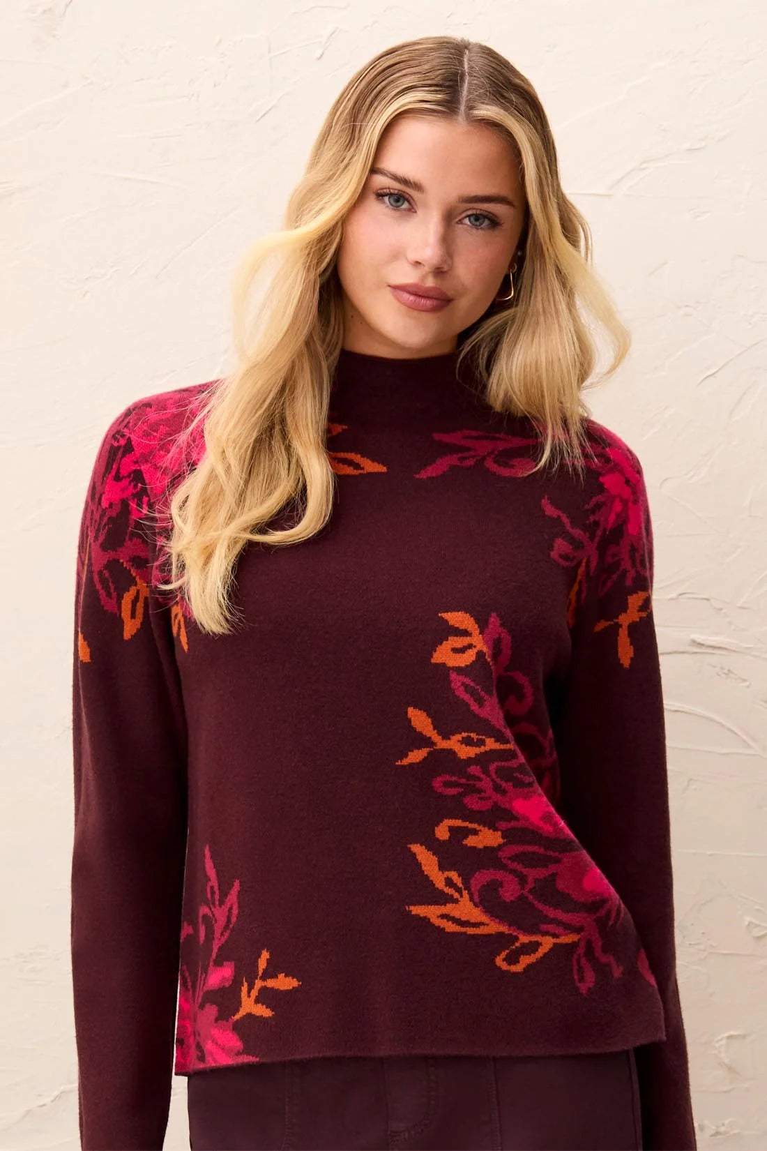Tribal Pia Sweater - Fudge